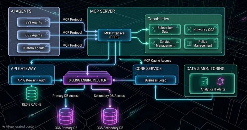 From API Layer to AI-Native OCS: Exposing Charging Intelligence via MCP
